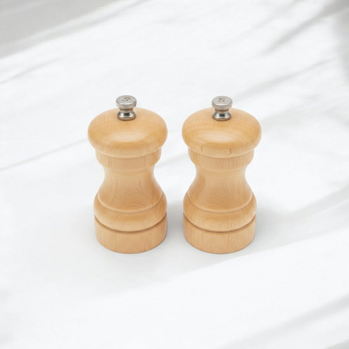 Honey Beige Wooden Salt & Pepper Mills