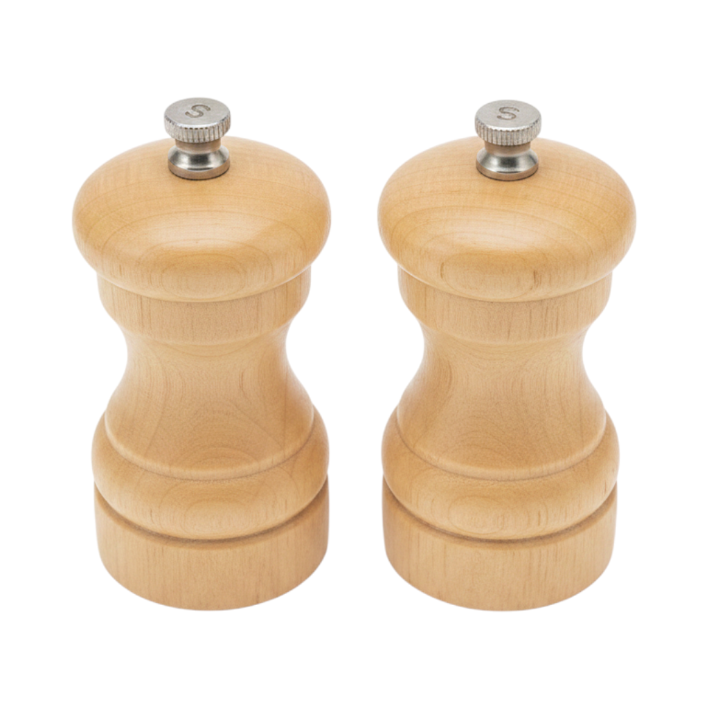 Honey Beige Wooden Salt & Pepper Mills